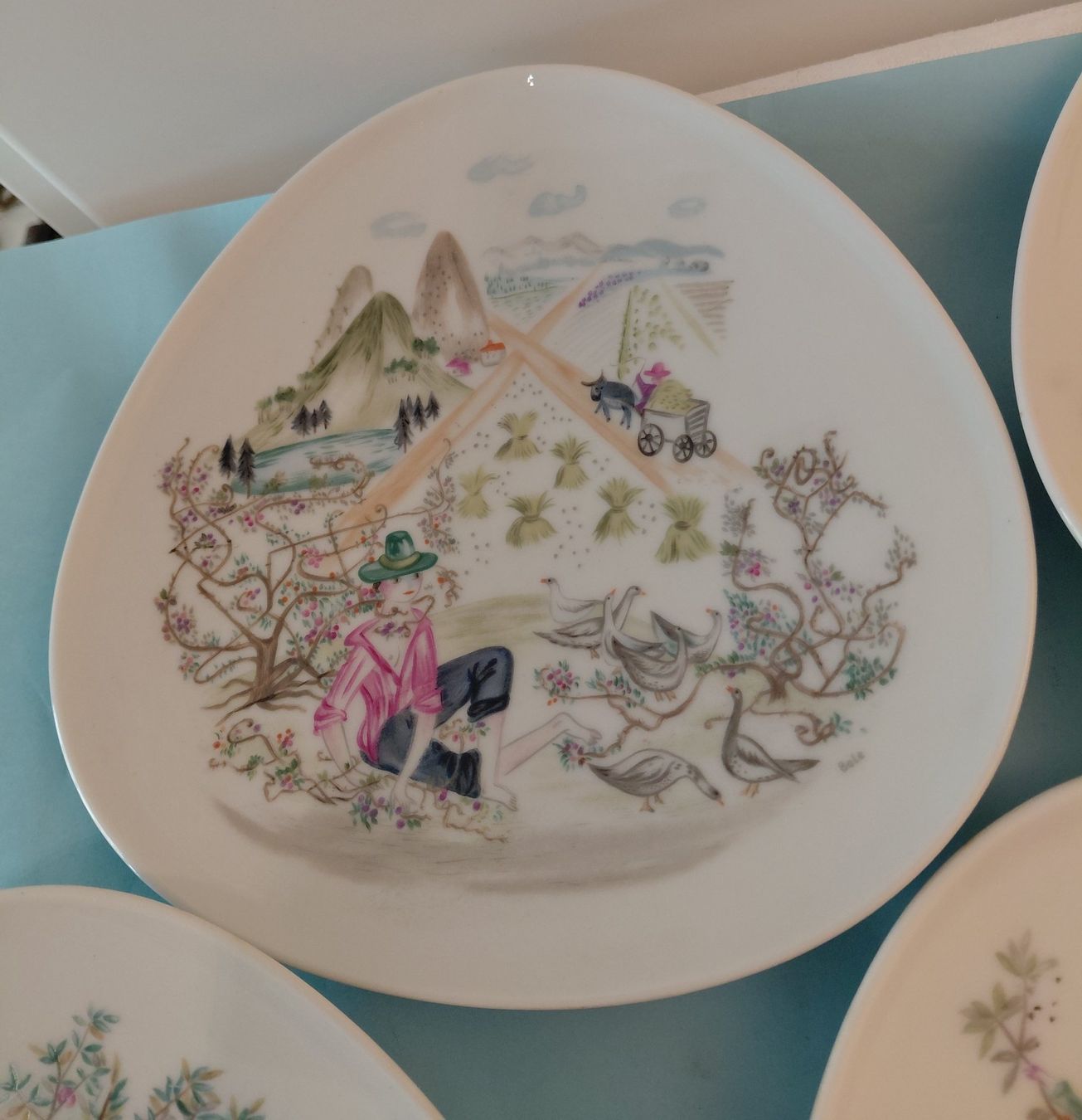 Rosenthal Assiettes: 4 Rosenthal Teller "Bele Bachem" – D'occasion à Zürich par Rosys 2