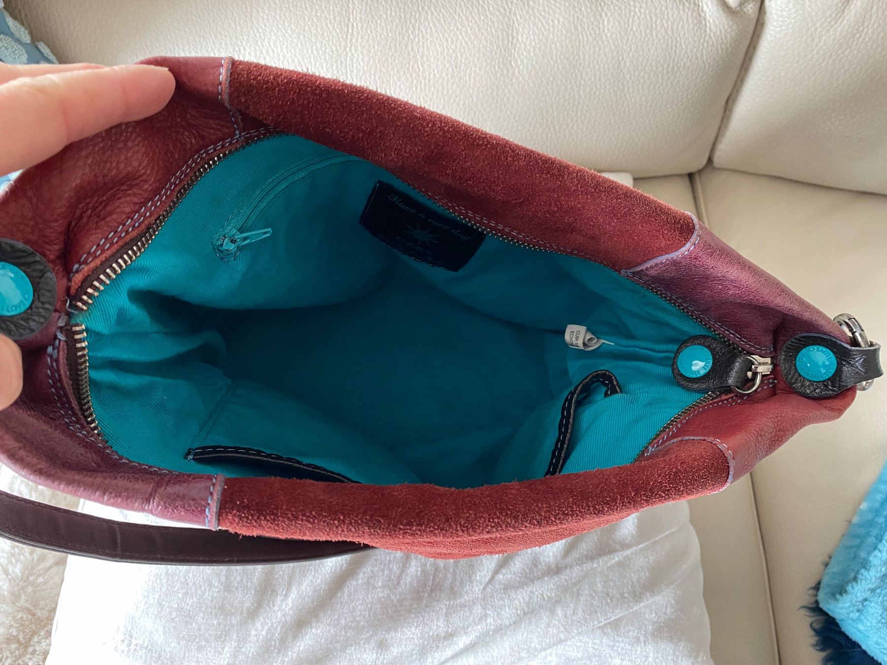 Gabs Borse da donna: GABS Leder-/Wildleder Tasche – Usato da Besazio venduto da lionheart63 3