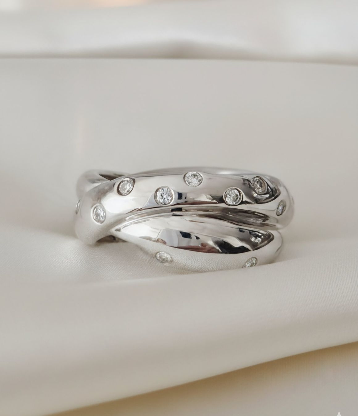 Anelli: Trinity Silberring (925) mit Zirkonia – Nuovo e nell'imballaggio originale da Uetikon am See venduto da Coralreef 1