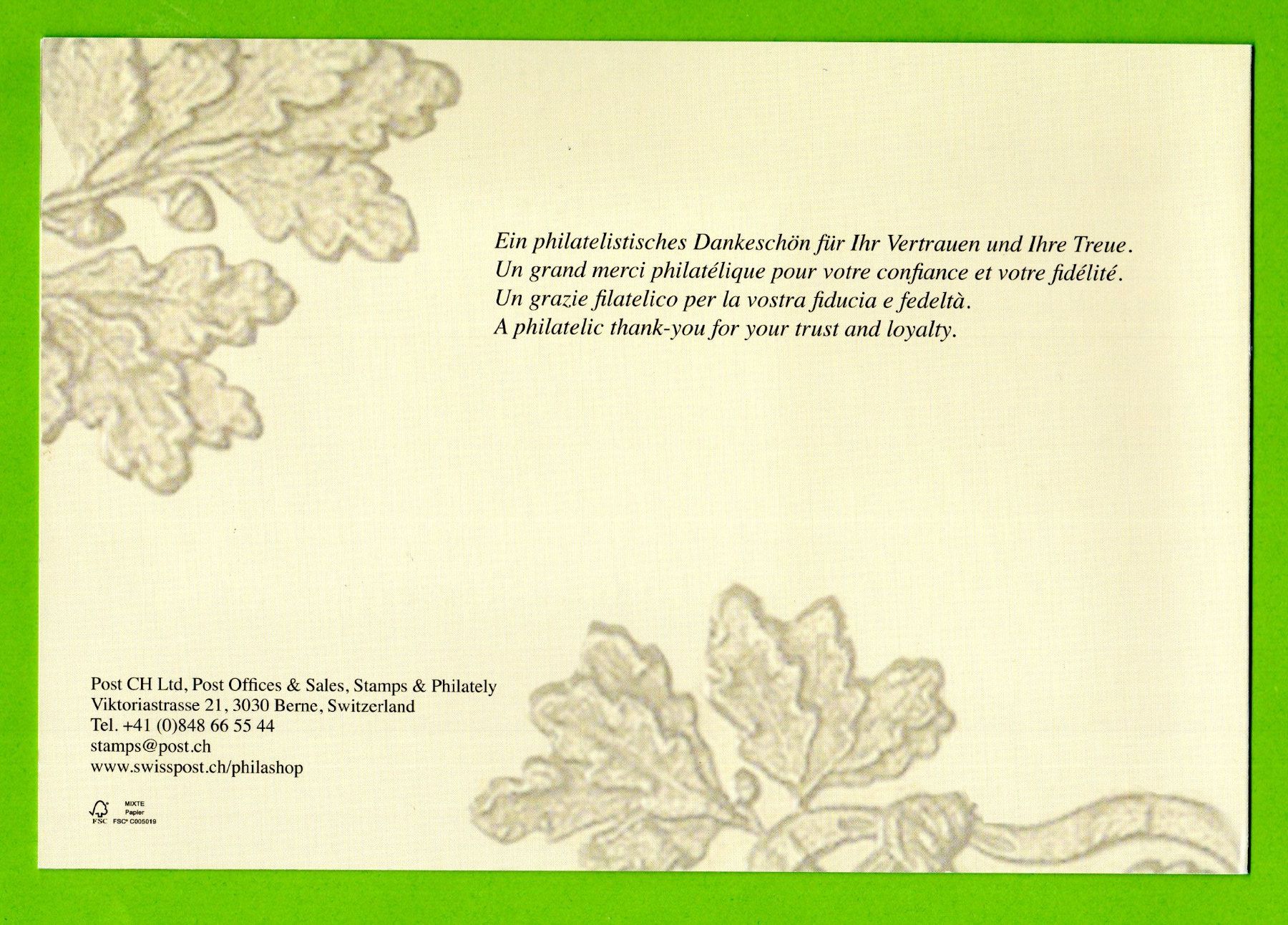 Tutti i francobolli: 2013 Goldvreneli Geschenkfolder Marke 6.-- 1. Tag – Usato da Stein am Rhein venduto da Huehnerhund 3