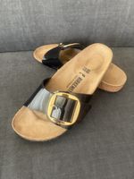Birkenstock Sandale, wie neu ! Schwarz Lack Gr. 40