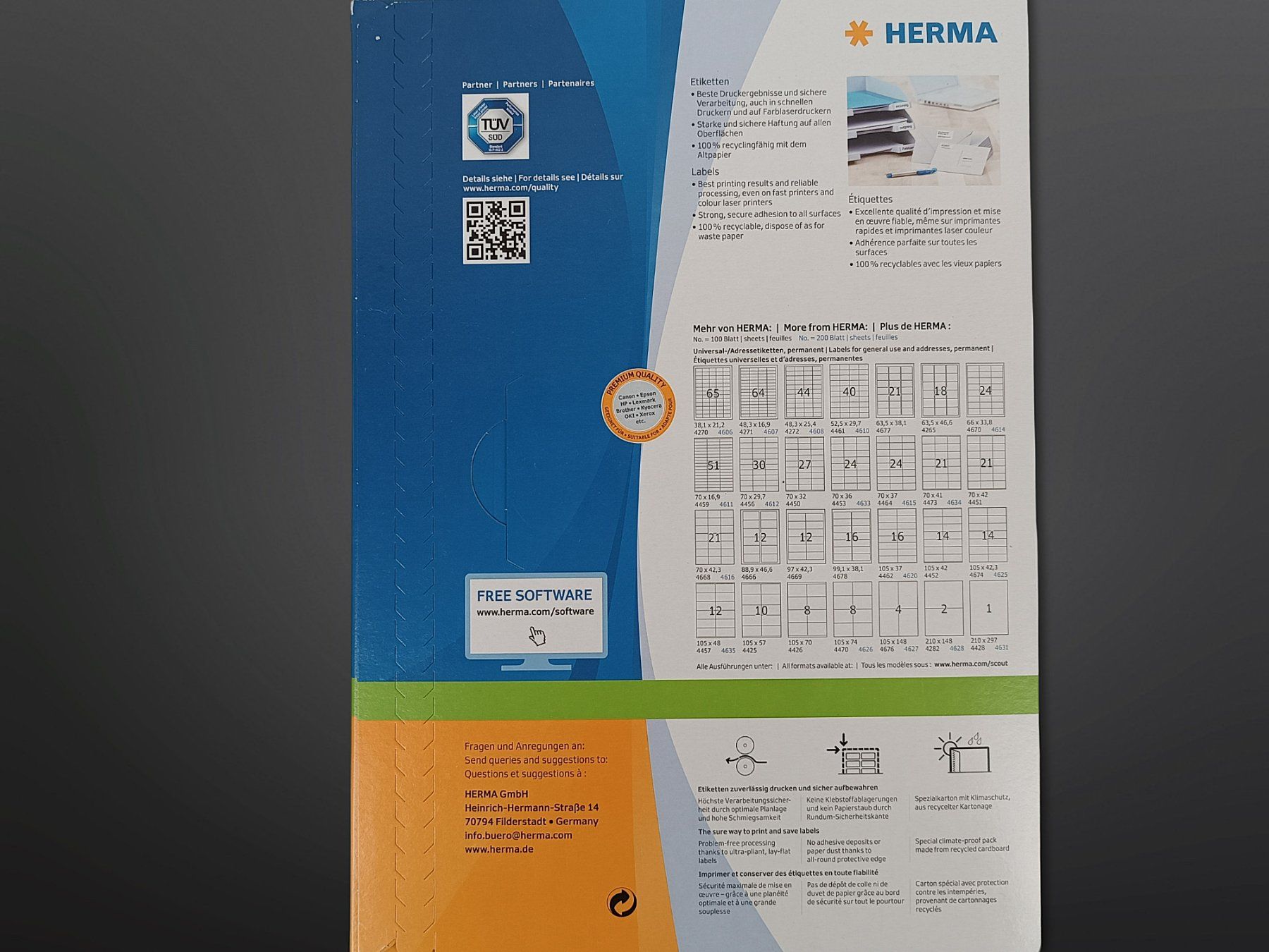 Sticker: HERMA Etikette Nr. 4426 – Nuovo (secondo la descrizione) da Suhr venduto da Restwert_Suhr 3