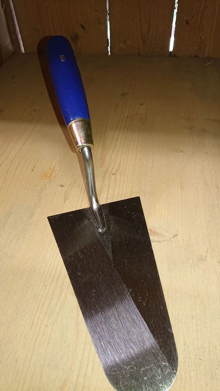 Attrezzi per edilizia: 25stk Pflasterkelle Putzkelle 18cm rund – Nuovo e nell'imballaggio originale da Etzgen venduto da Kunstimgarten 1