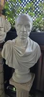 Grosse Skulptur, Büste von Julius Caesar, Gartenfigur