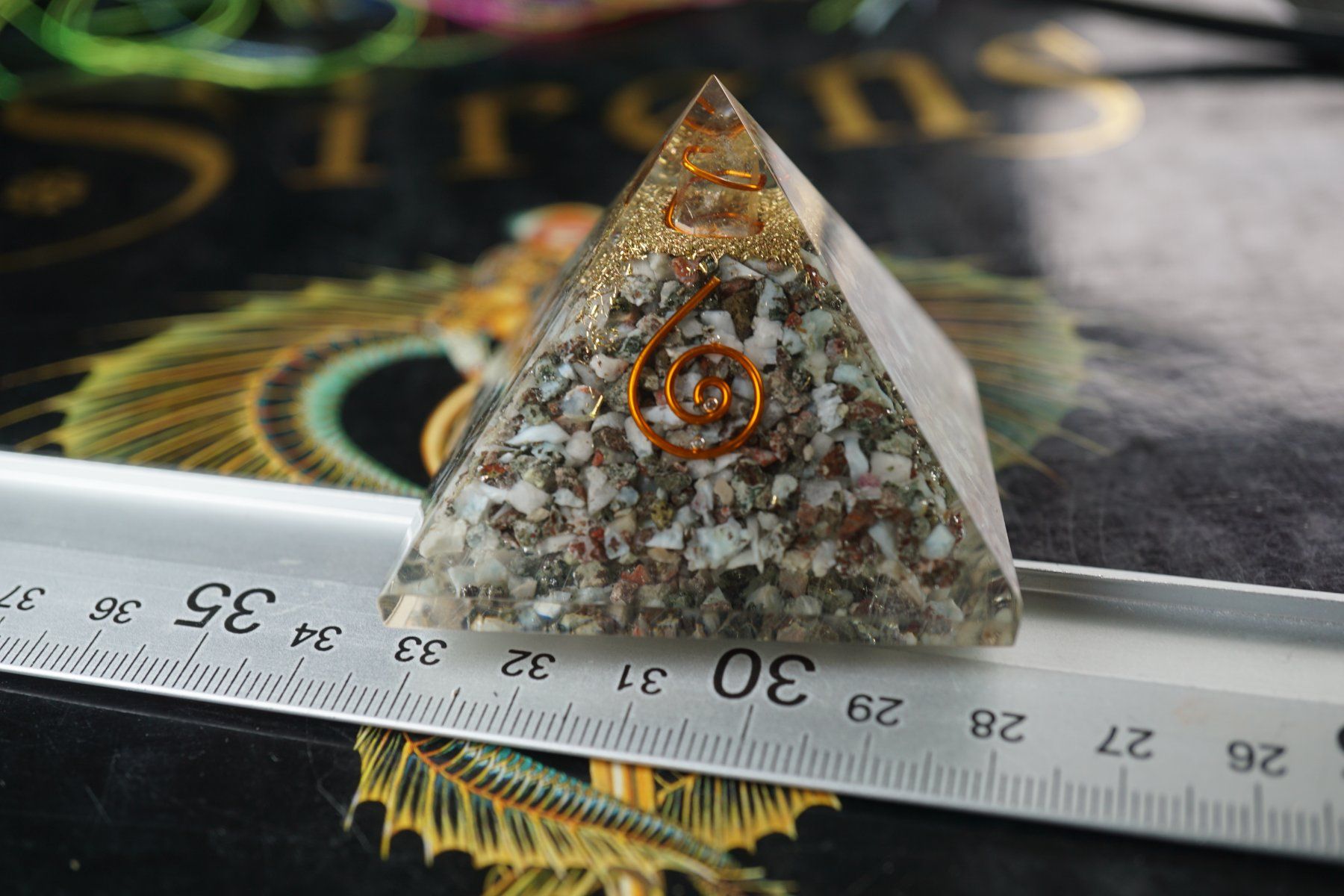 Pietre preziose: Larimar   -Orgonit - Pyramide by TOPSTONE – Difettoso da Eschenbach SG venduto da topstone 4