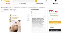 La candidose chronique Dr Philippe-Gaston Besson livre