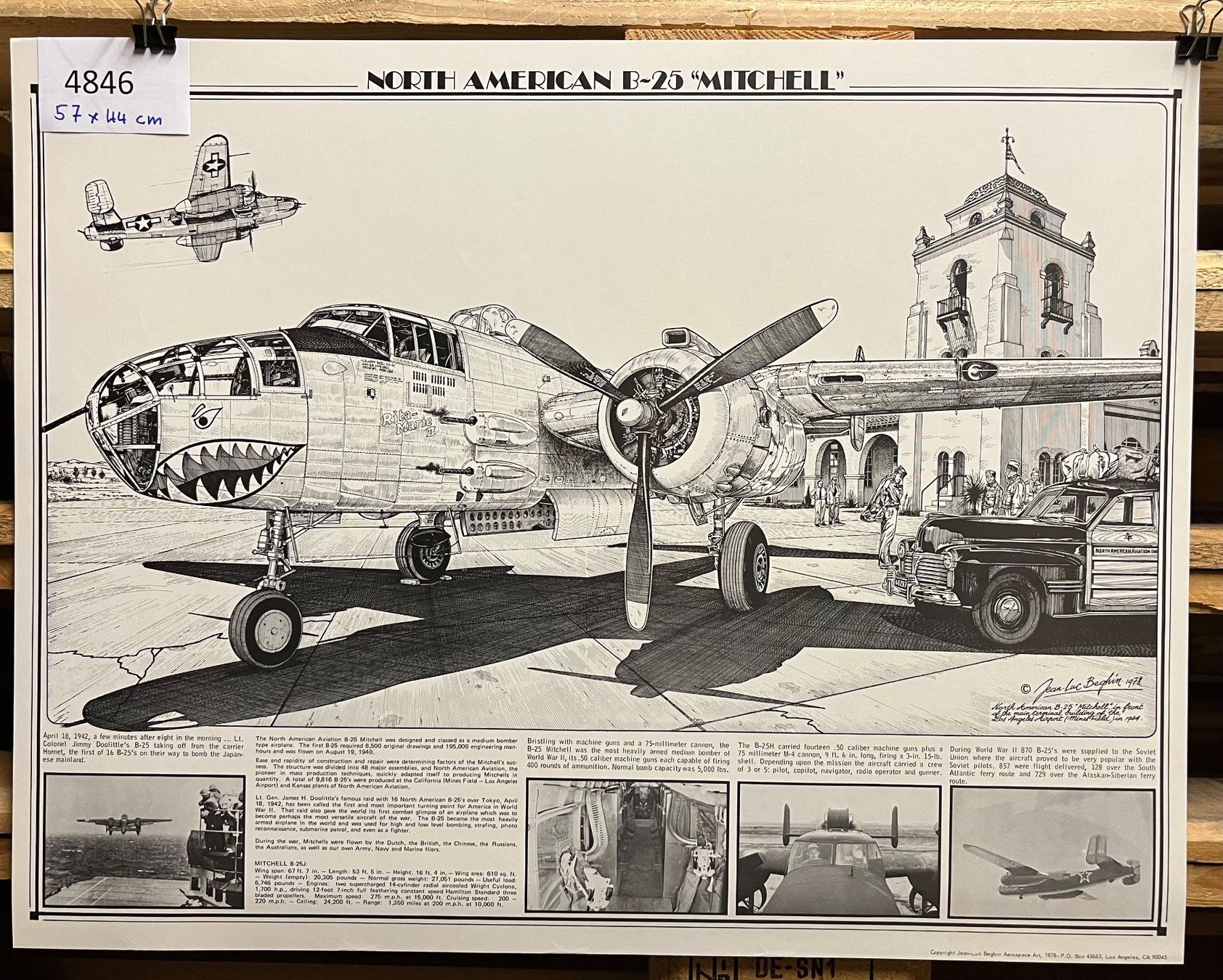 Foto & Immagini: North American B-25 Michell Bomber -Poster- – Nuovo e nell'imballaggio originale da Muttenz venduto da Golden_Times