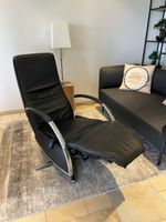 Ab Fr 1.— !!!  Leder Relaxsessel aus Leder, schwarz