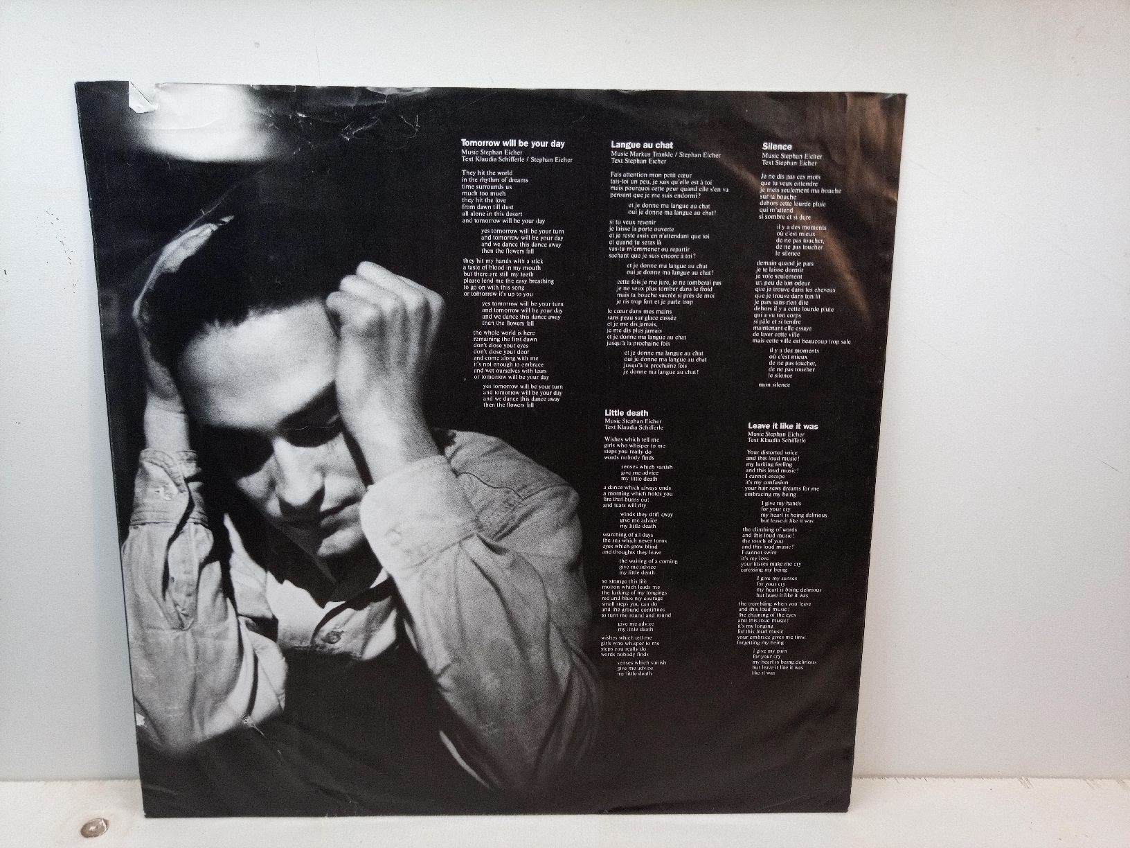 Schallplatten: Stephan Eicher Silence LP Vinyl 1987 – Gebraucht aus basel von markusb07 7