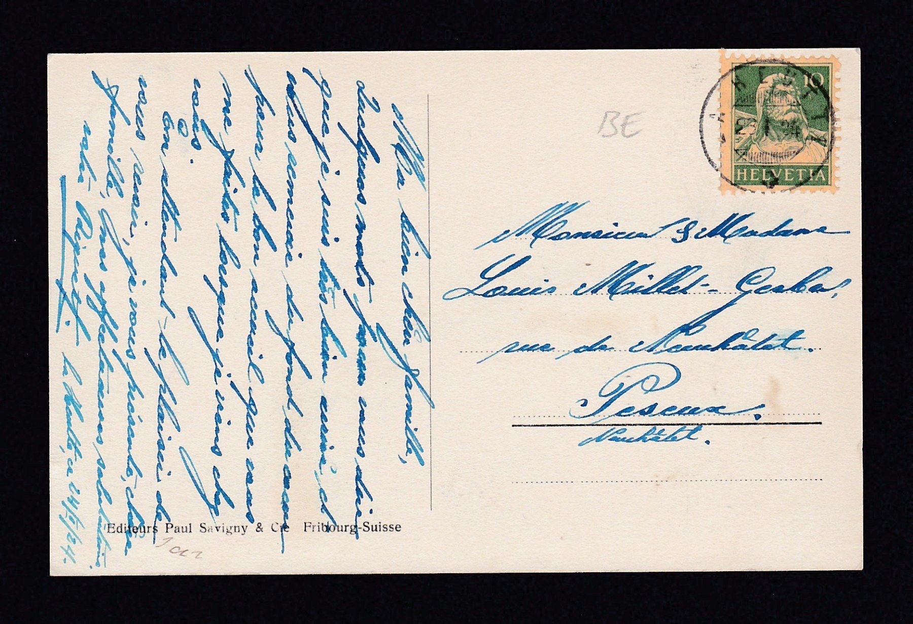 Cartoline postali: LA HEUTTE, 1924 – Usato da Reiden venduto da cinfis 1
