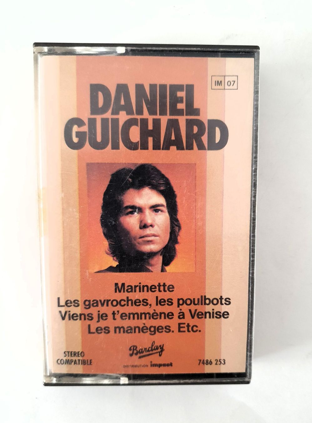 Musicassette: Daniel Guichard cassette audio, Barclay 7486 253, 1973 – Usato da Martigny venduto da Abm1000