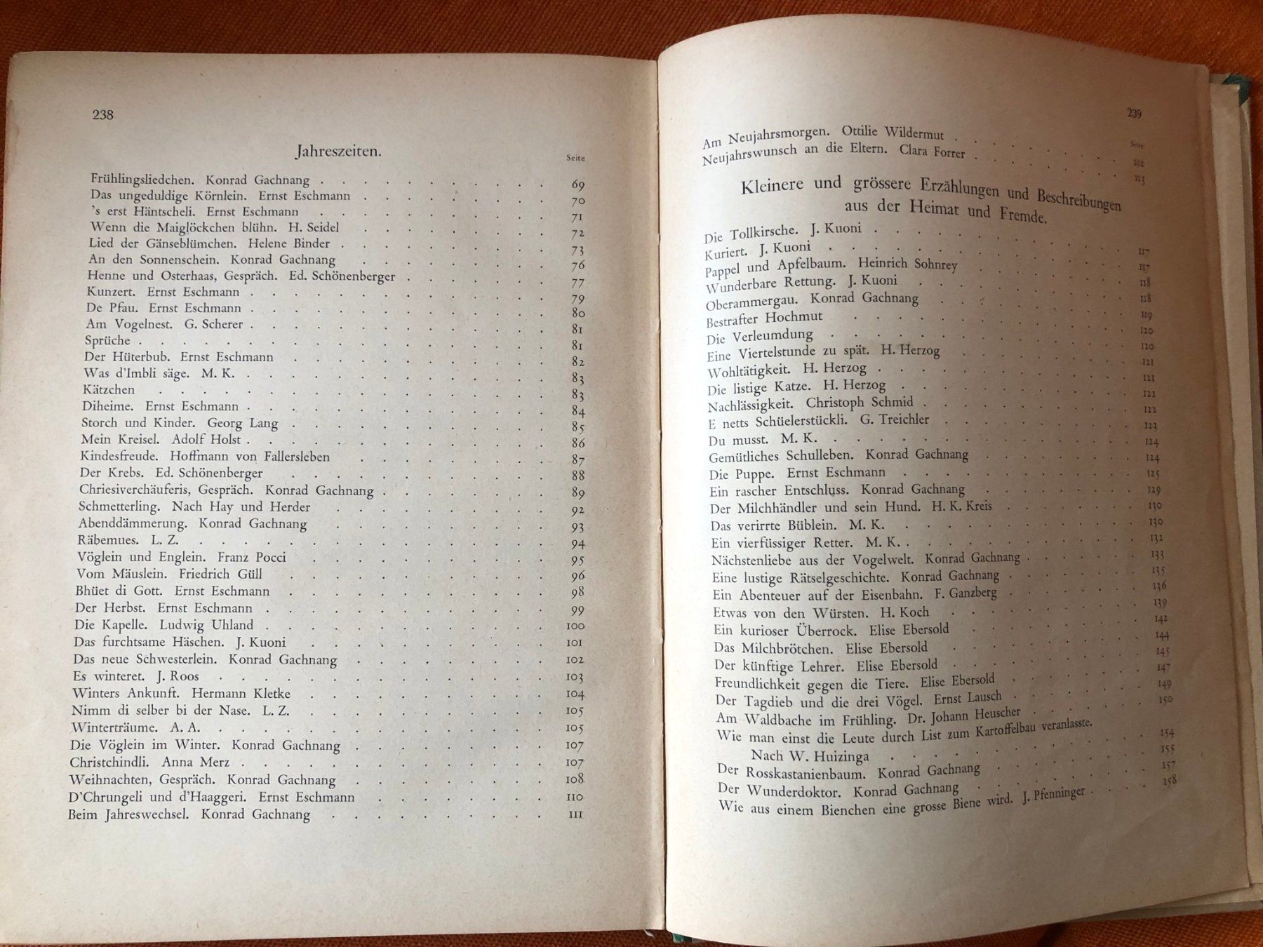 Libri: antikes Kinderbuch, schweizer Jugendschatz ca. 1930 – Usato da Buchs ZH venduto da krenzi 7