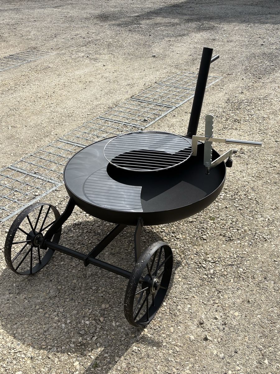 Griglie: fahrbare Feuerschale mit Grillring – Nuovo (secondo la descrizione) da Oberwil-Lieli venduto da metal-works 5