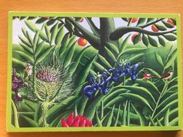 Kunst-Postkarte Naturschutz-Tram Zürich 2000-2002