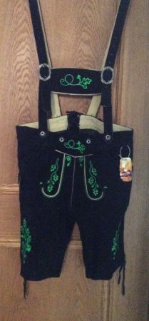 Trachtenlederhosen Herren / Neu, echt Leder