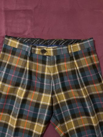 Etro Hose Slim Fit kariert Grösse 46 TOP ZUSTAND!