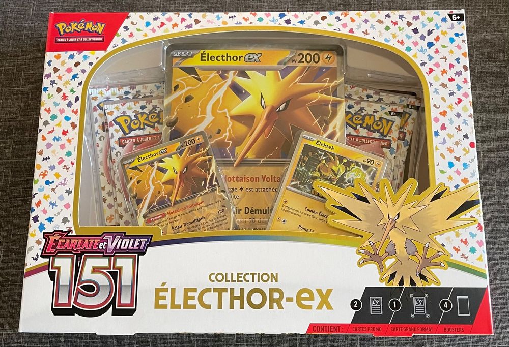 POKEMON Coffret cartes Pokémon Collection Electhor-Ex 151 pas cher