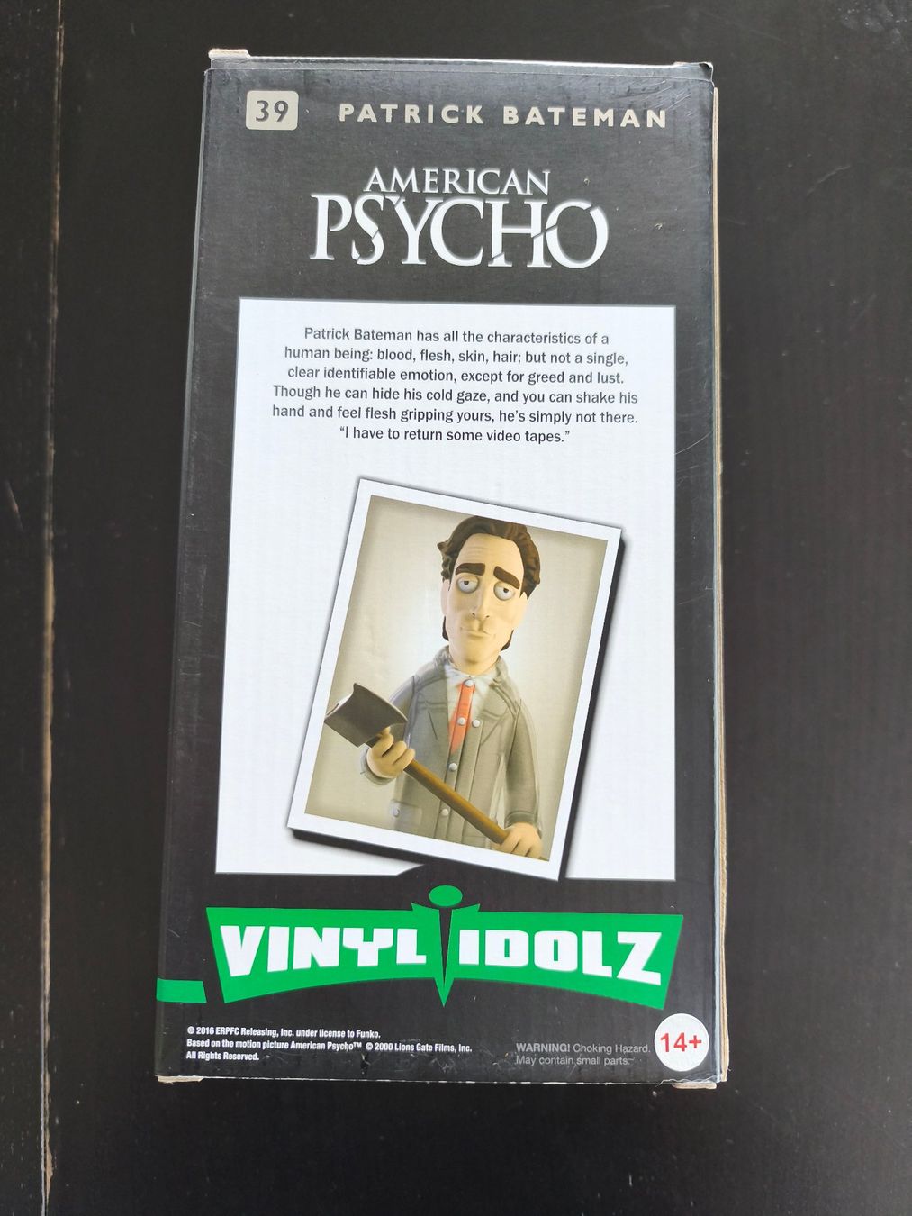 Funko Figuren: Funko Vinyl Idolz #39 Patrick Bateman American Psycho – Neu und originalverpackt aus Cheseaux-Lausanne von kroli666 1