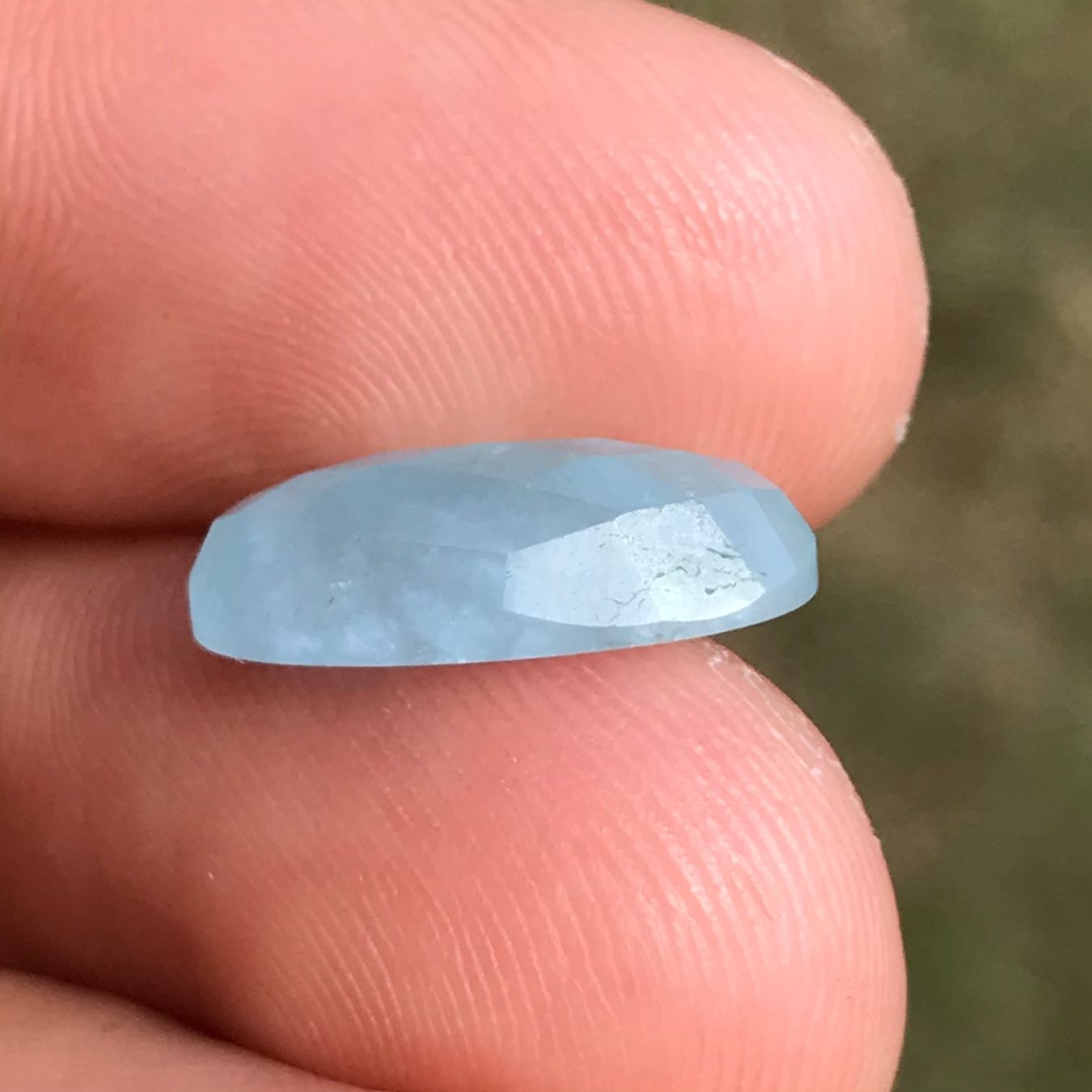 Pietre preziose: Aquamarin Cabochon, Rosenschliff, 4.5 Karat – Nuovo (secondo la descrizione) da Biel venduto da djvalbnc 6