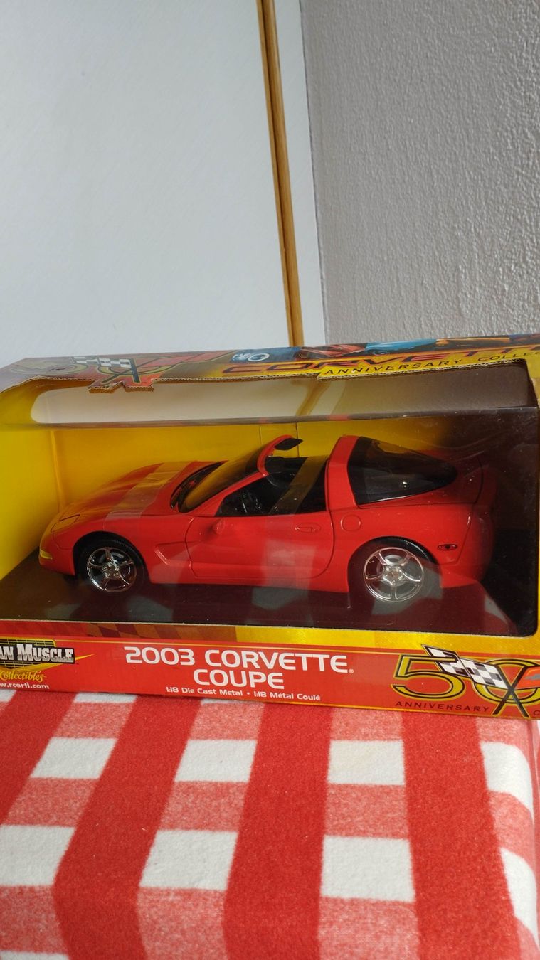 AMT/ERTL Modellini d'auto: 2003 Corvette Coupe 50th Anniversary – Usato da Chur venduto da oriori