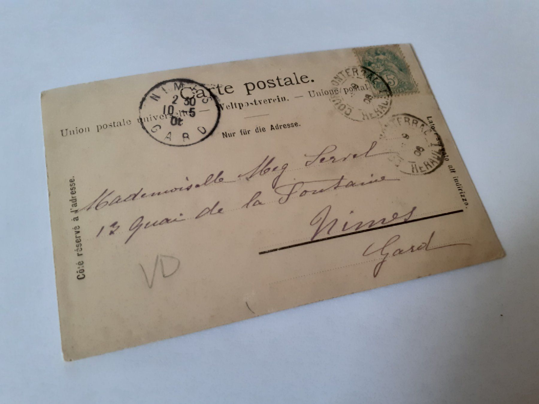 Cartes postales: AU LAC de JOUX - 1906 – D'occasion à Winterthur par Ornyx7 1
