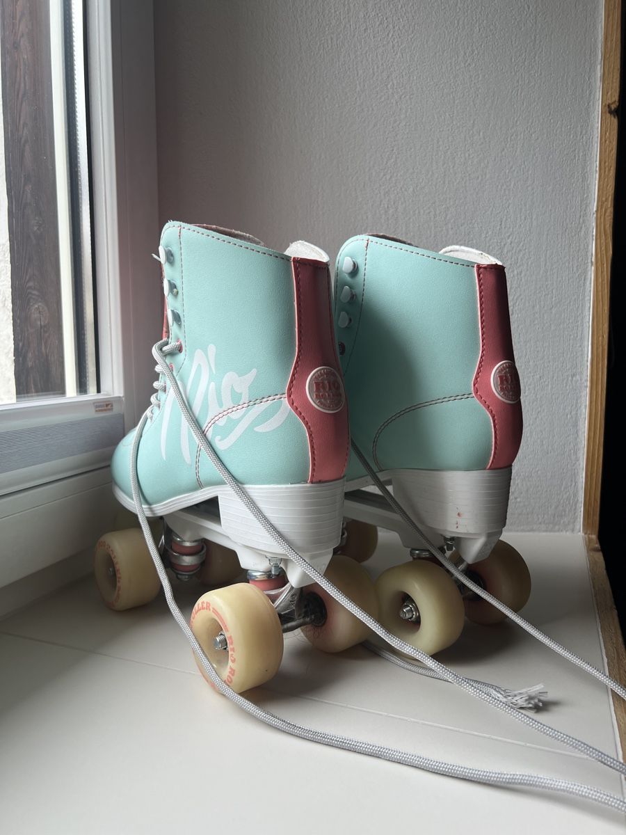 Rio Roller Pattini in linea & Pattini a rotelle: Rollschuhe Rio Roller mint rosa  – Usato da Chur venduto da dal_zsy5 2