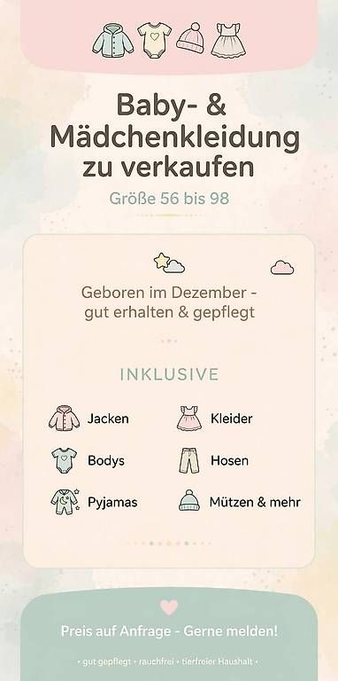 Kleiderpakete & -sets: Mädchenkleider Grösse 56 - 98 – Gebraucht aus Muotathal von huui01