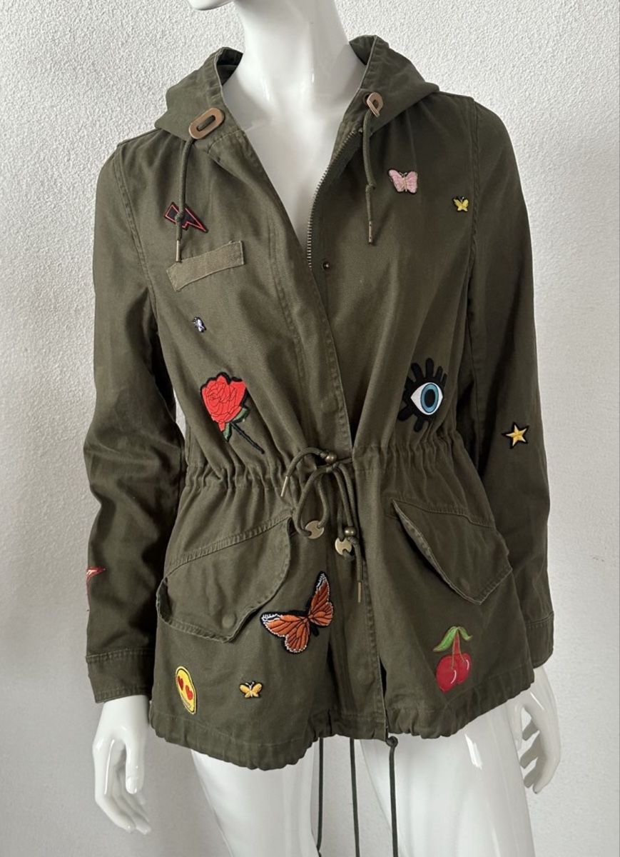 Jacken: Khaki Patch Jacket - Unique Style – Gebraucht aus Vevey von ledidream 1