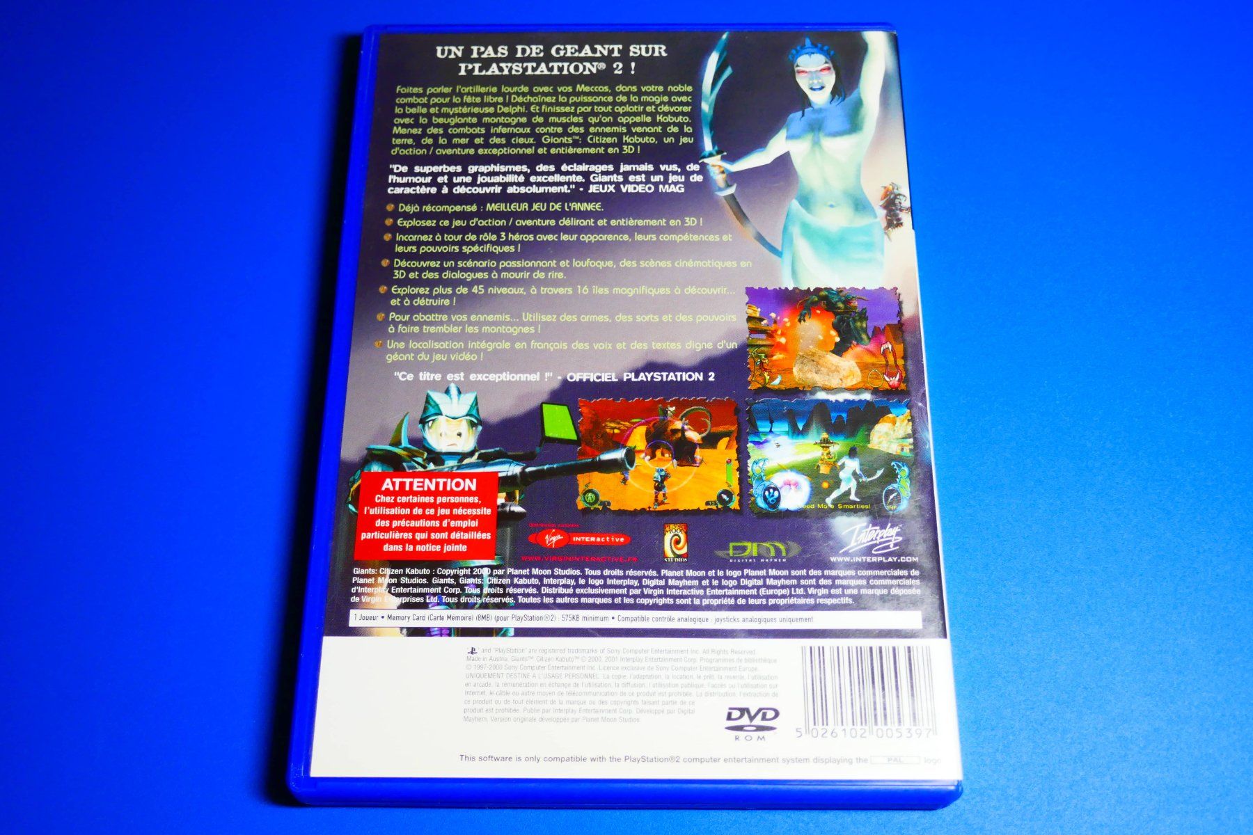 Sony Giochi: Giants : Citizen Kabuto - Sony PlayStation 2 – Usato da Vuarrens venduto da Espace-Retro 1