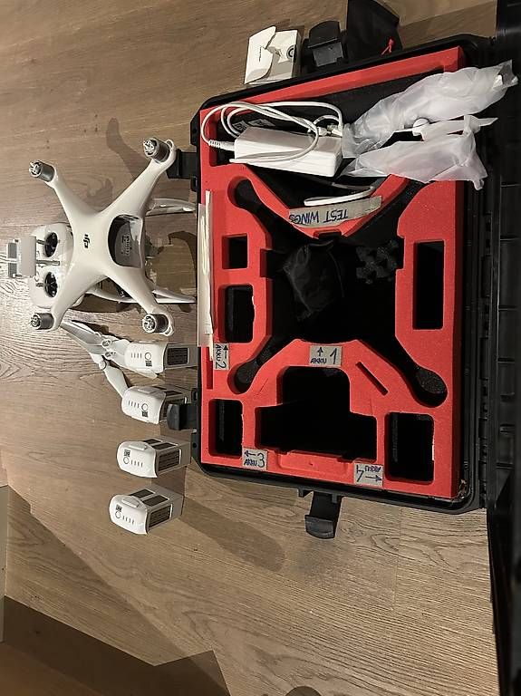 Modellismo RC: DJI Phantom 4 Drone Set mit Koffer & 4 Akkus – Usato da Zürich venduto da lou_5bpd 2