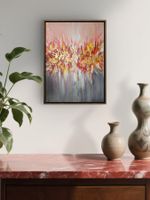 Originalgemälde auf Leinwand 60x80 cm, goldenen Unikat!!!