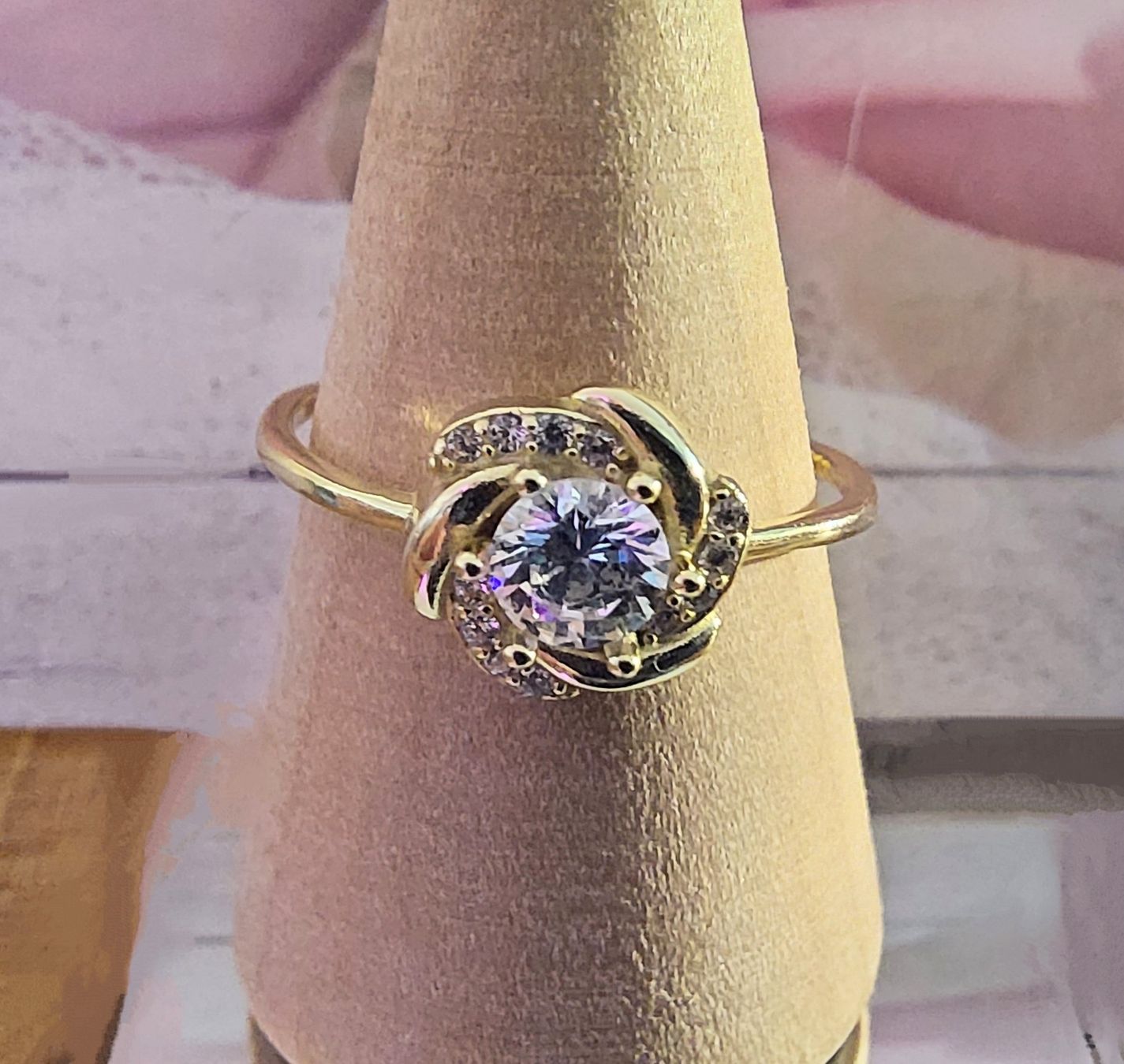 Ringe: Ring 14k vergoldet 925 Silber – Neu (gemäss Beschreibung) aus Ettenhausen TG von CH2300 1