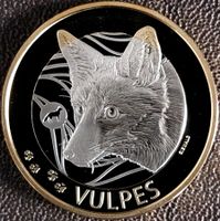 10 Fr. Gedenkmünze 2021 pp Vulpes / aus Münzsatz