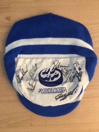 HC AMBRI PIOTTA CAP MÜTZE BERRETTO SIGNIERT FIRMATO HCAP