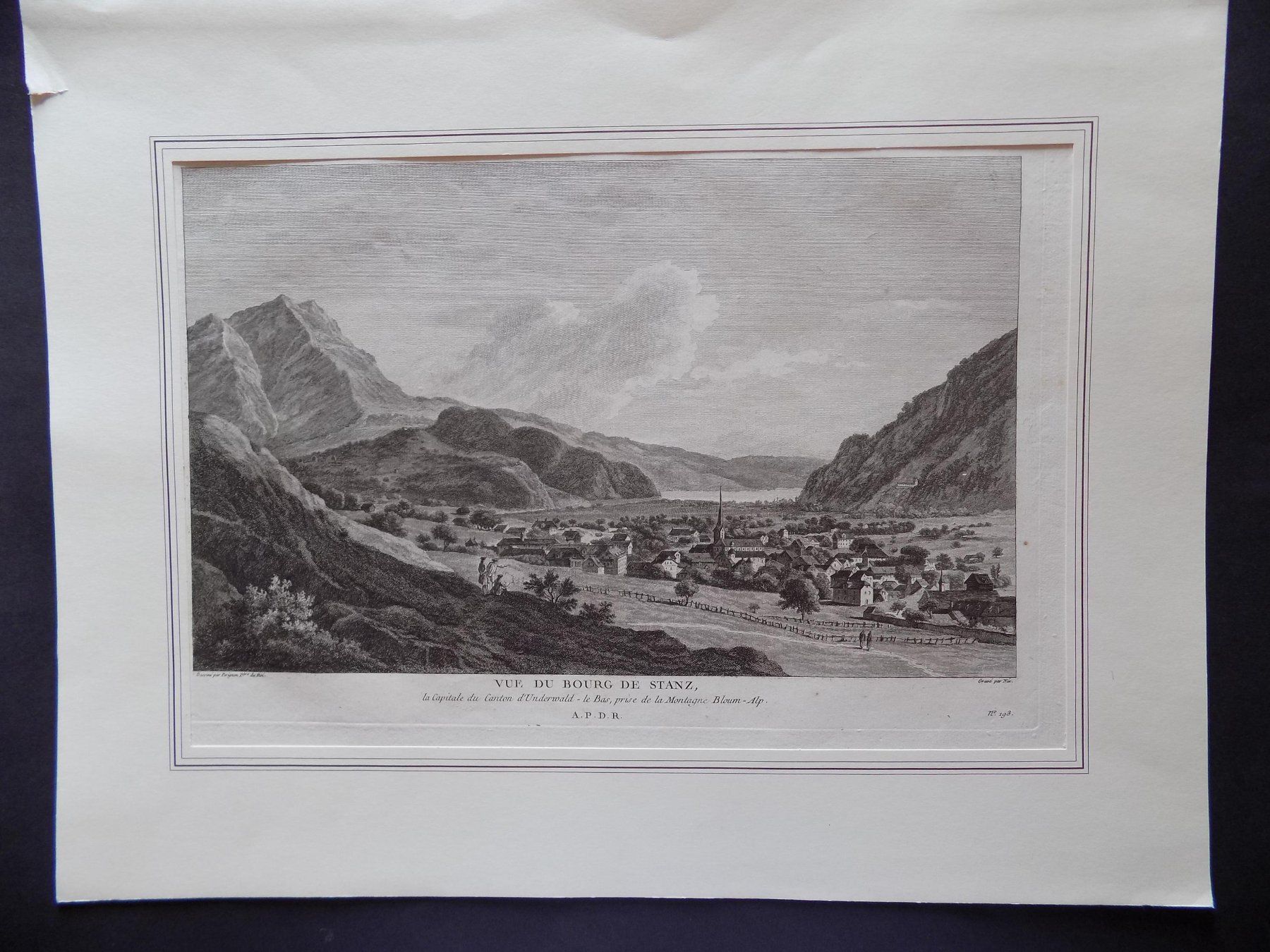 Gravures: Stans grosser Kupferstich – D'occasion à Risch par Rischli15