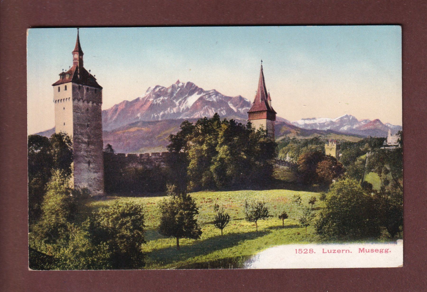 Ansichtskarten: LUZERN - Musegg – Gebraucht aus Pully von nicecards-shop