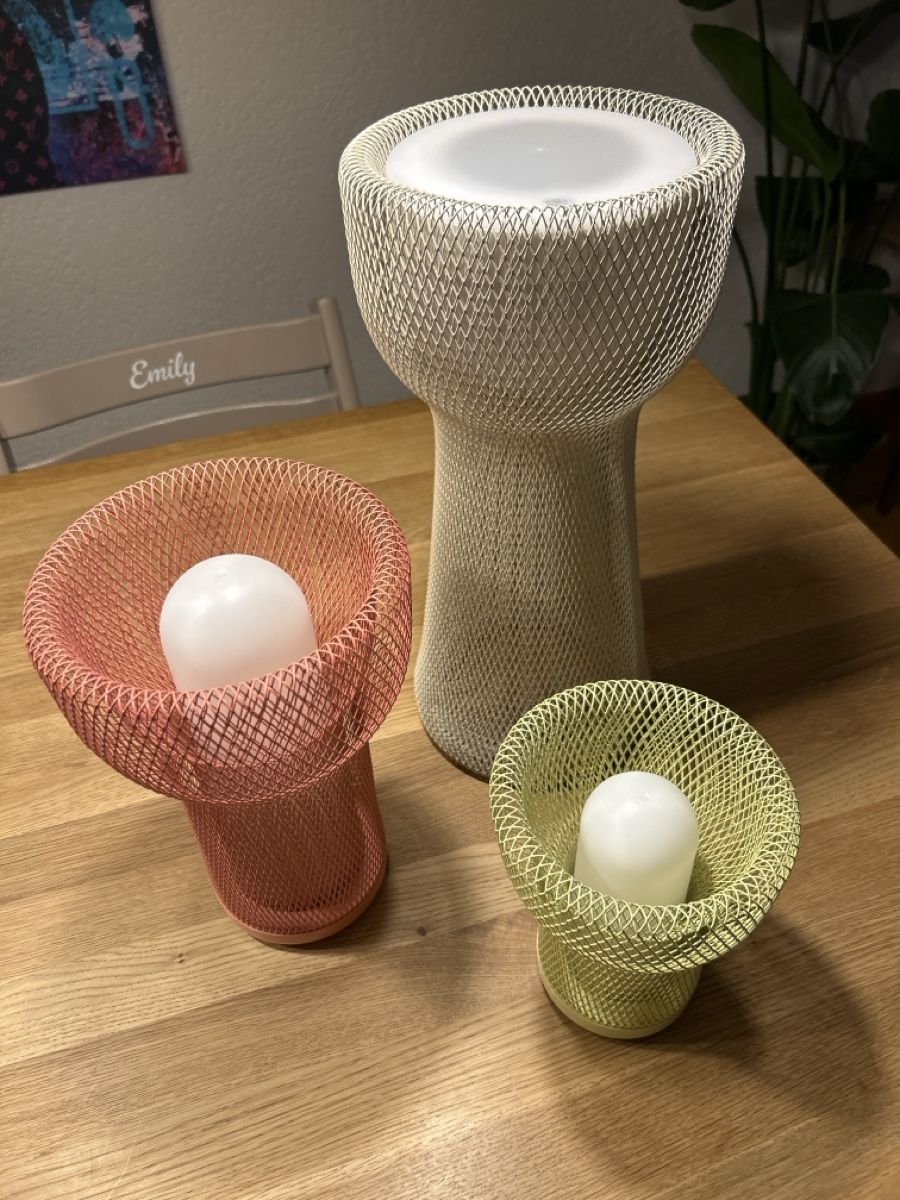 Ikea Lampade: Dekolampen Set 3er Metall Draht – Usato da Siebnen venduto da schnell05 1