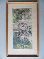 Liny Kull 1919-2007, Originalbild mit Blumenmotiv