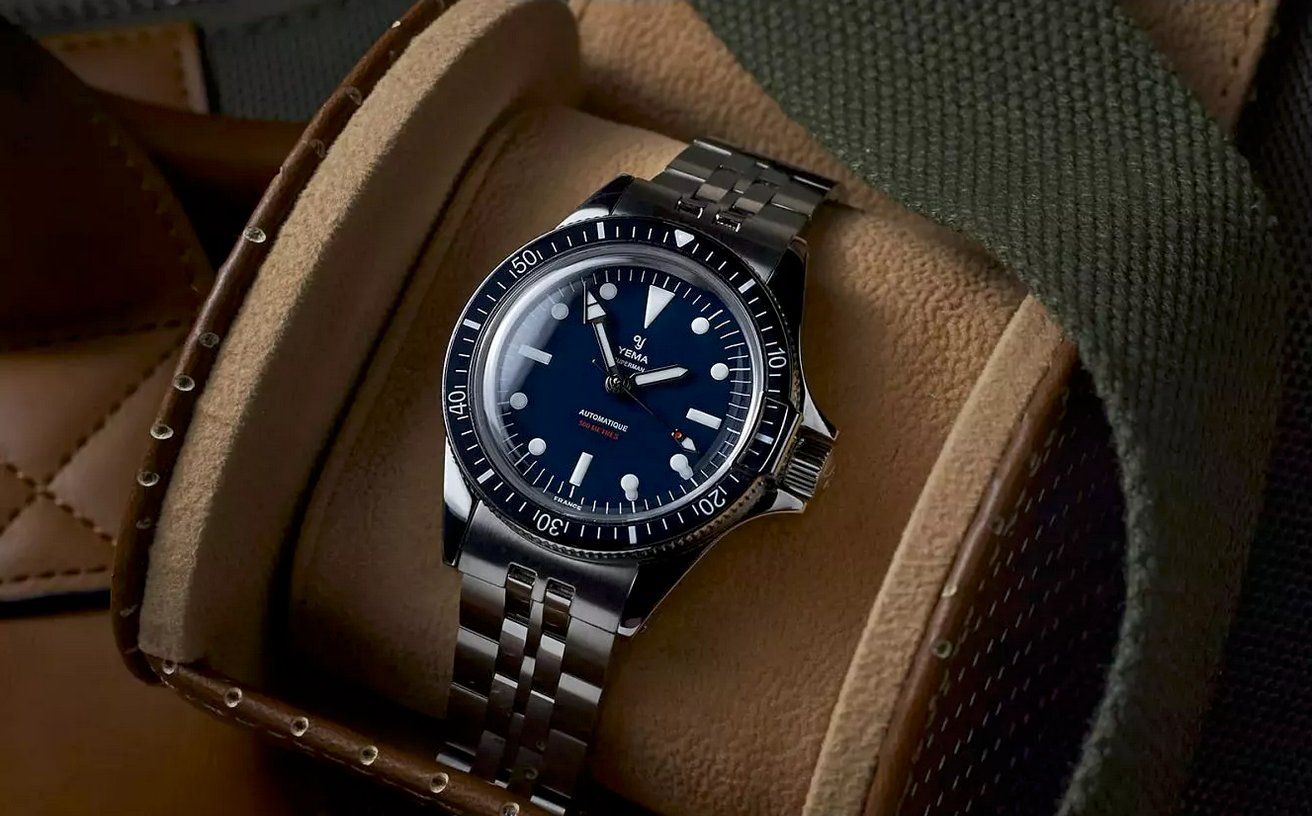 Yema Uhren: Yema Superman 500 Mysterious Blue 39mm – Neu und originalverpackt aus Itingen von bubibu 1