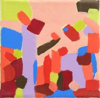 Gemälde – Jacqueline Steudler – Gouache 10 x 10 cm – Nr. 2