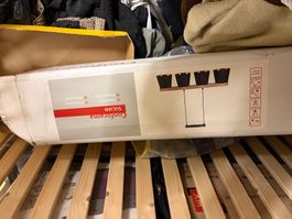 Conforama SULLAN Hängelampe – 4-flammig – Holz/Schwarz