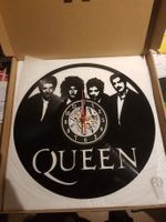 Schallplattenuhr Queen / NEU