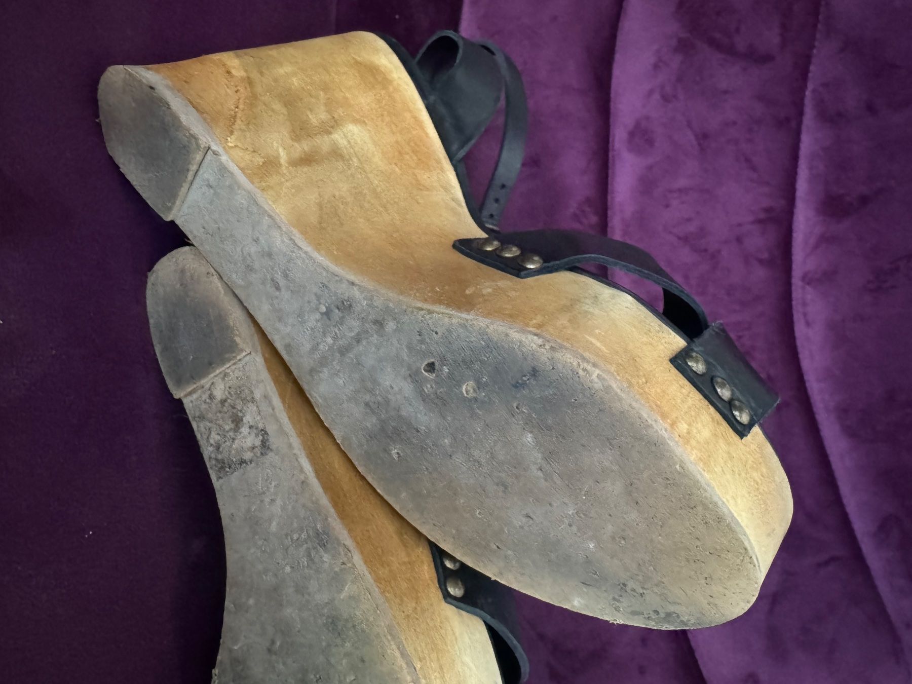Damenschuhe: Sandals black plateaus – Gebraucht aus Zürich von MagicStuff007 4
