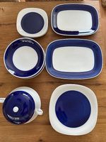 Suisse Langenthal Geschirr Set Kobaltblau  Terrine, Platten