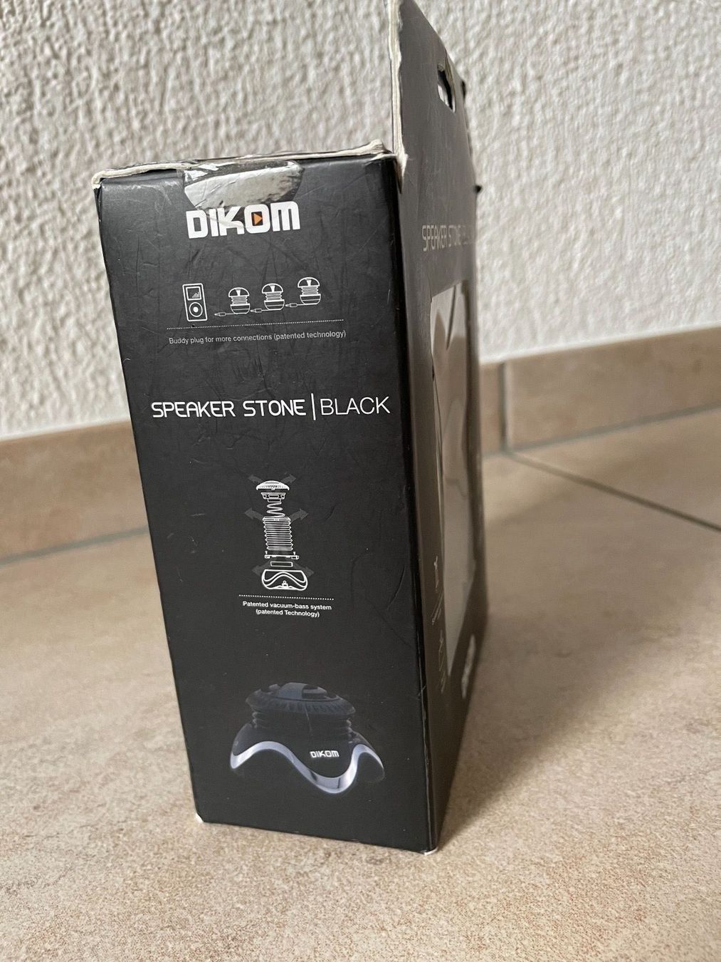 Casse acustiche: Dikom Speaker Stone, black, NEU – Nuovo e nell'imballaggio originale da Wilderswil venduto da Renaissance1 3