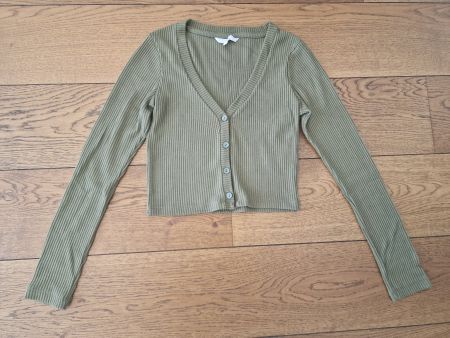 Kurzes Jäckli khaki, Gr. S, wie neu