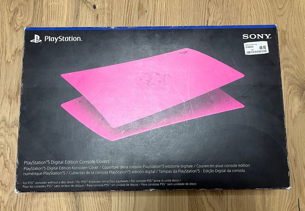 PS5 Cover Pink Neu/OVP Digital Edition Konsole Hülle (Neu und ...
