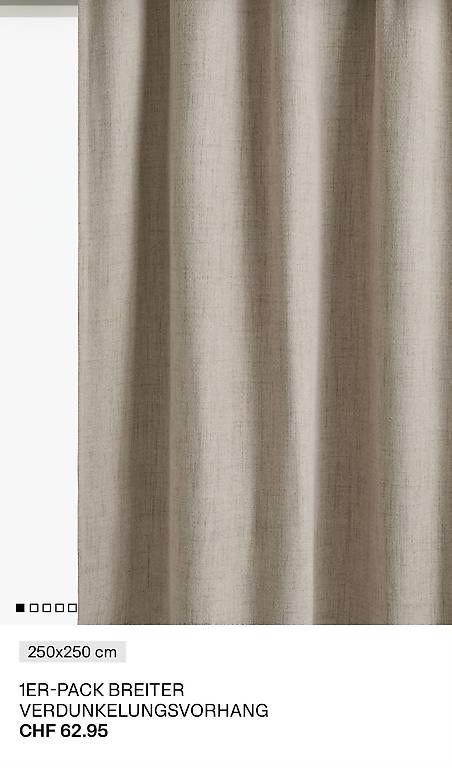 Vorhänge: H&M verdunklungsvorhänge / Blackout Curtains – Gebraucht aus Affoltern am Albis von Crustis 2