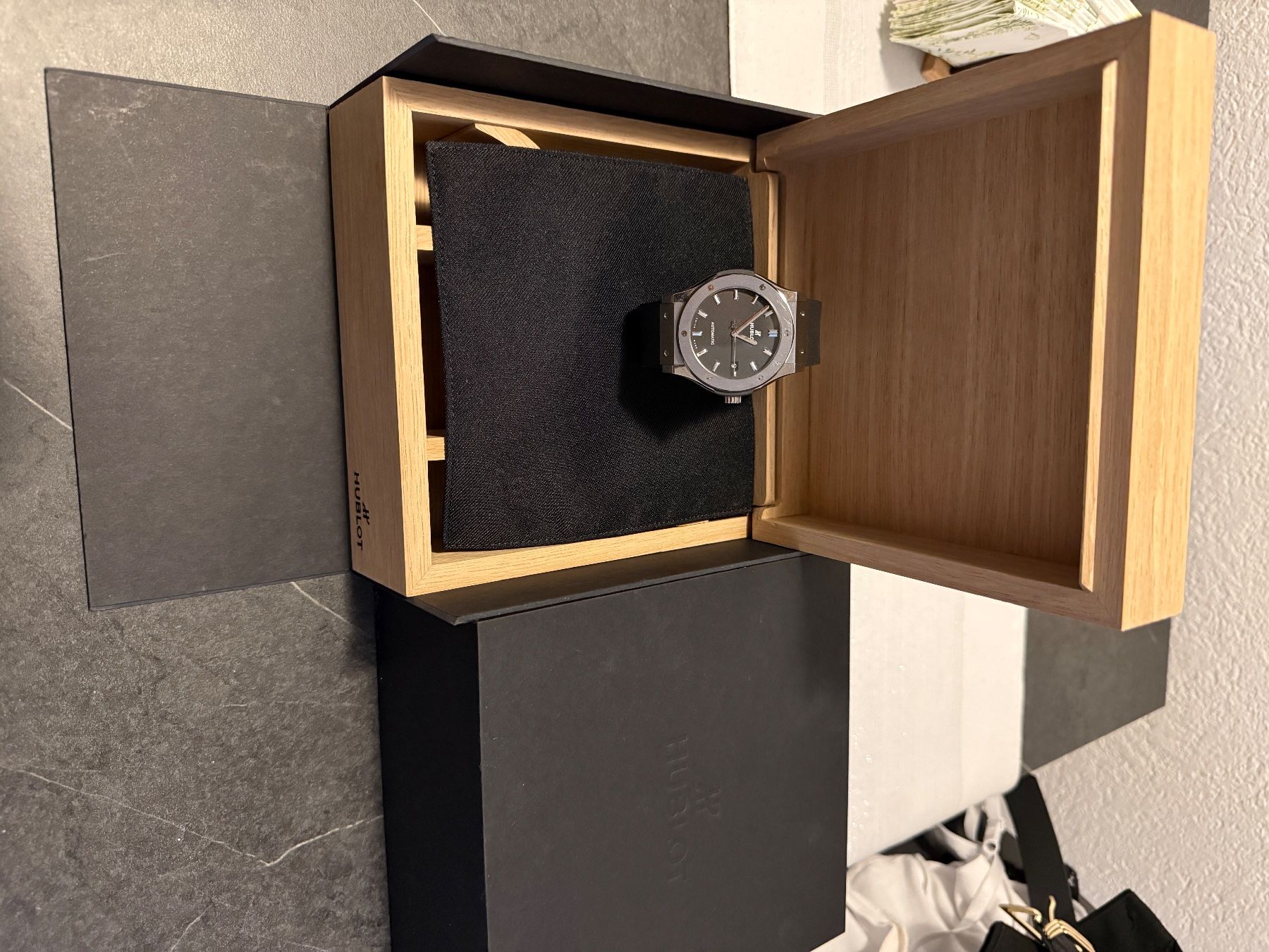 Hublot Orologi: Hublot Classic Fusion Titanium 45 mm Automatic | Ref. 511.NX – Usato da Neuenhof venduto da cap_27ww 1