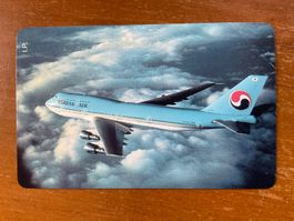 Privat Telefonkarte Italien PR-281 Flugzeug Korean Air ungeb
